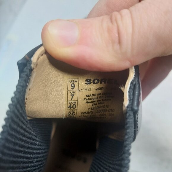 Sorel x Proenza Schouler Women CARIBOU Black Lug Chelsea Boot - Picture 3 of 11